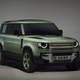 A render of the 75th anniversary edition land Rover Defender.